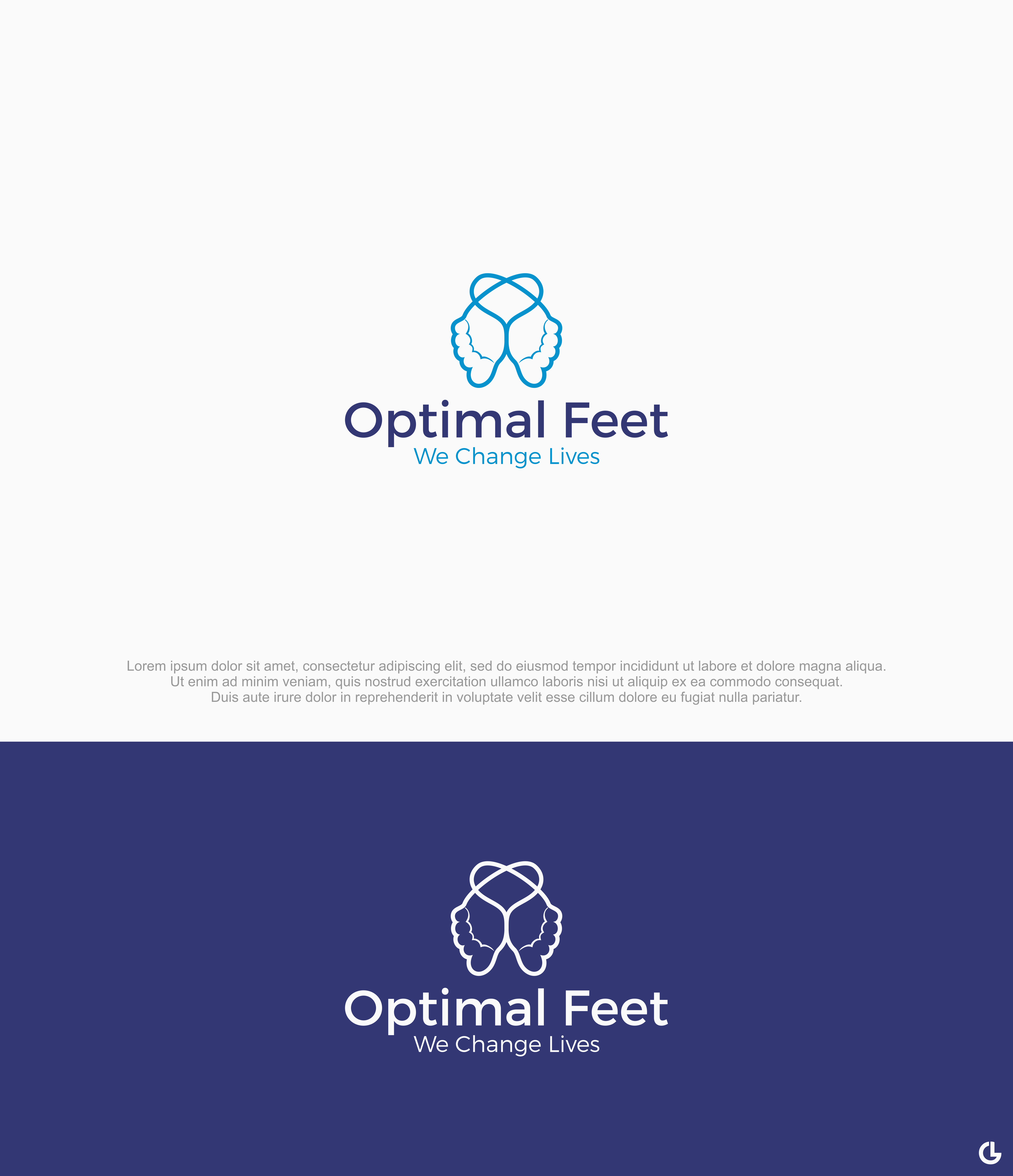 Logo Design by R!CKY for Optimal Feet, LLC | Design #25312106