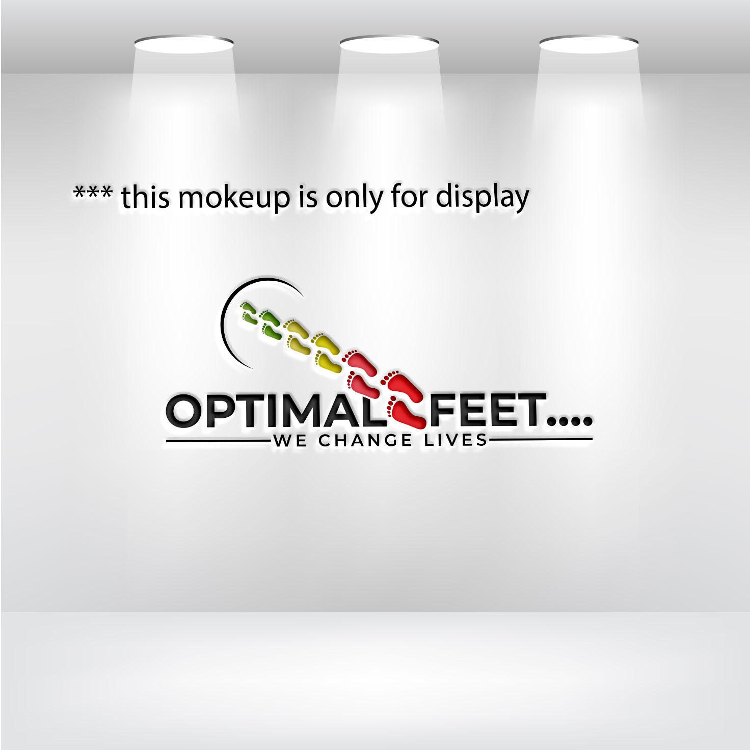 Logo Design by Ochieng for Optimal Feet, LLC | Design #25281253