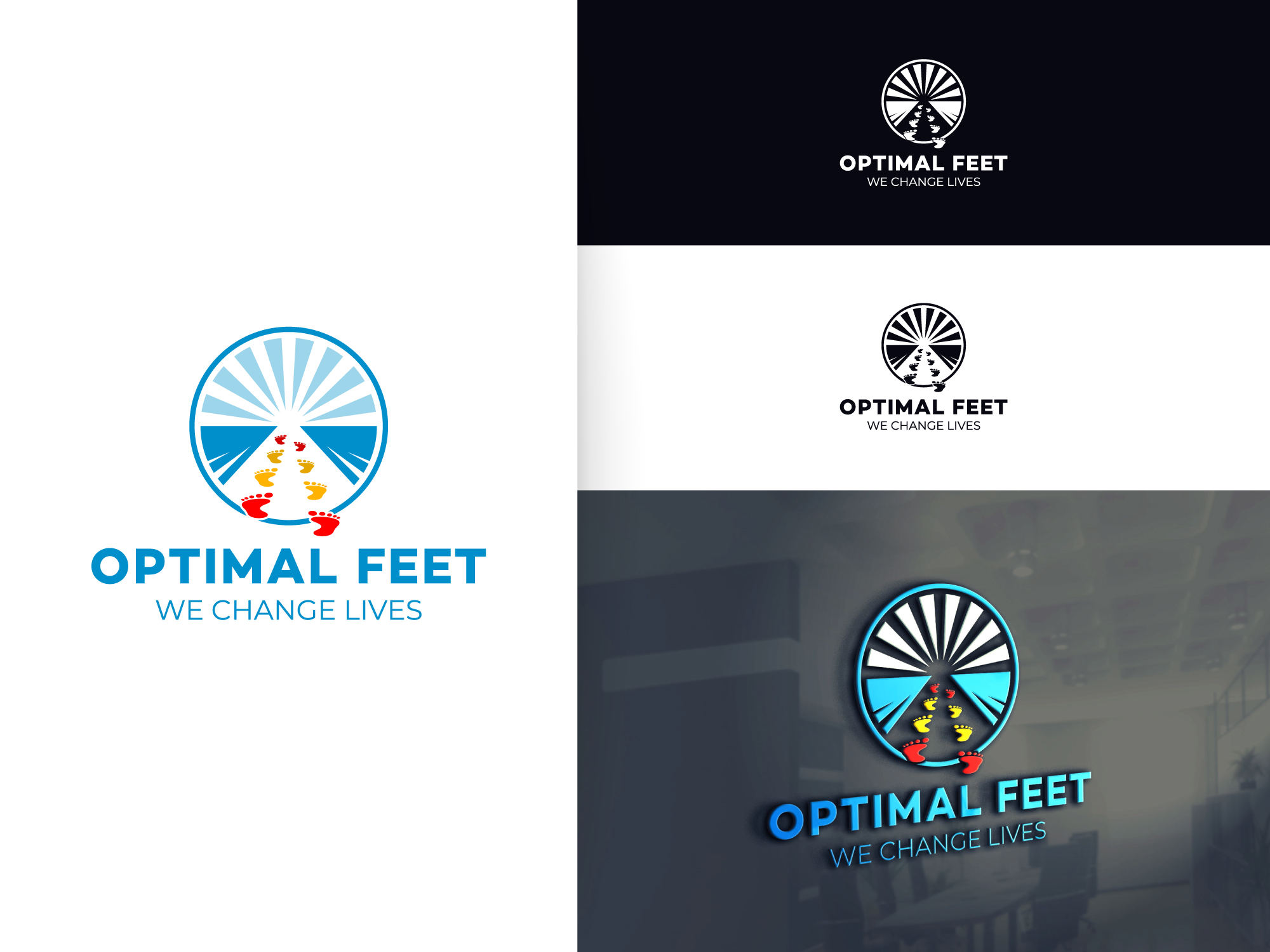 Logo Design by artcircles for Optimal Feet, LLC | Design #25311045