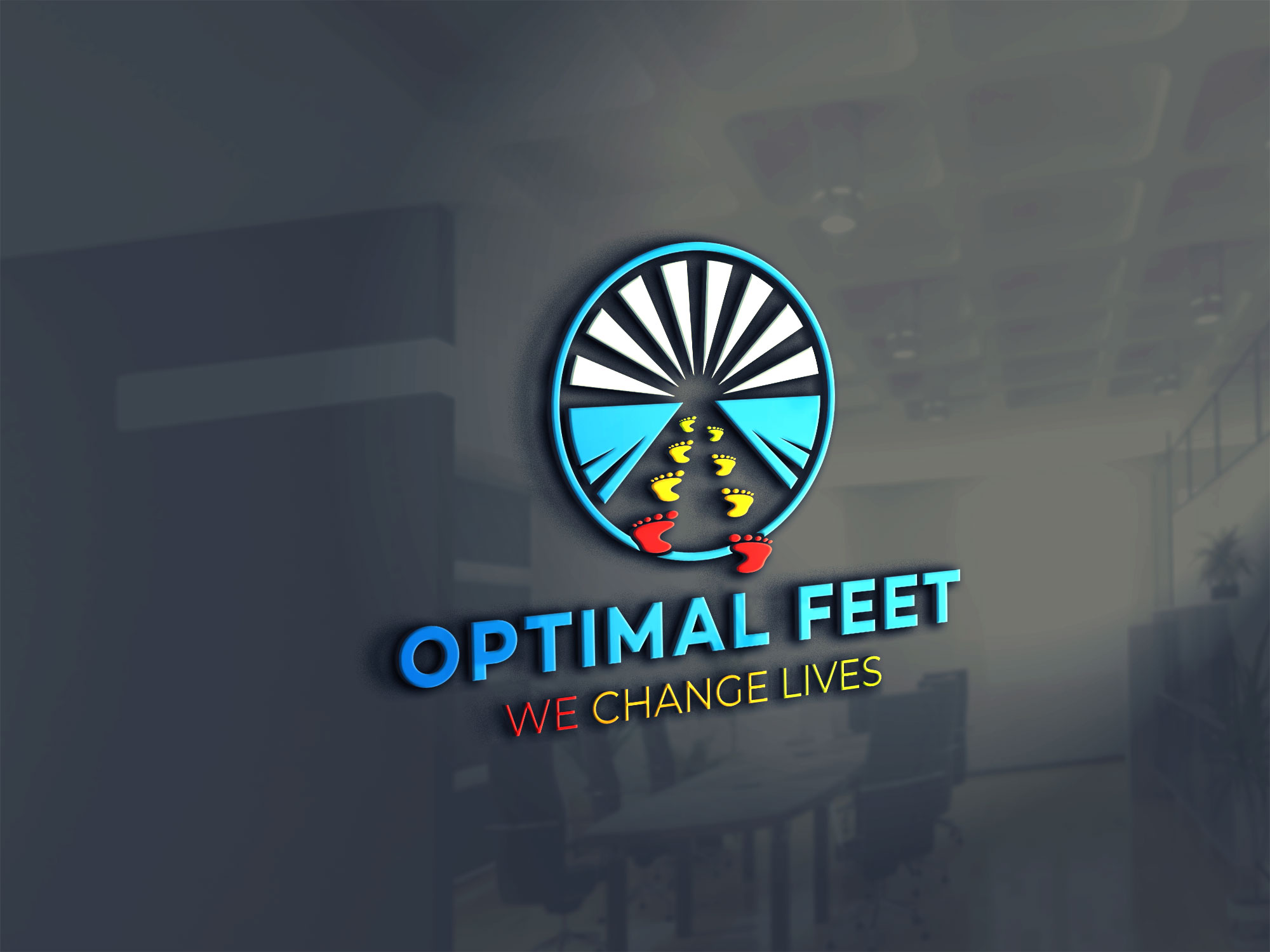 Diseño de Logo por artcircles para Optimal Feet, LLC | Diseño #25316724
