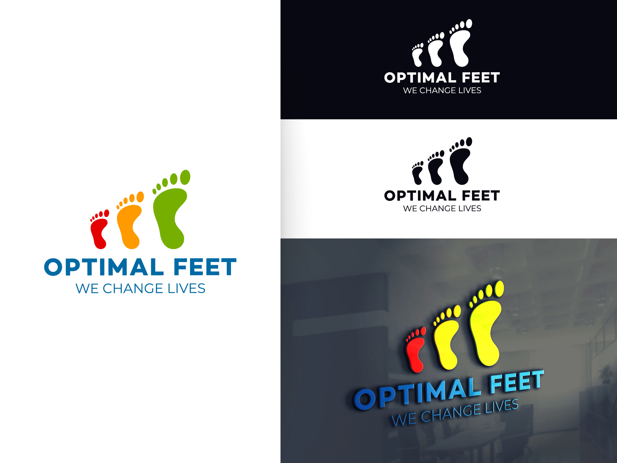 Logo Design by artcircles for Optimal Feet, LLC | Design #25332887