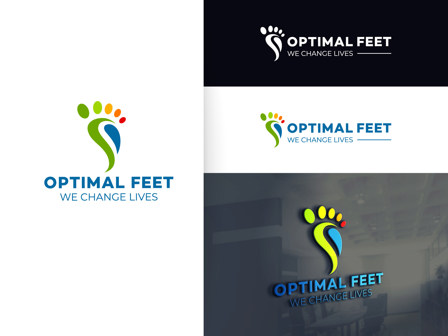 Diseño de Logo por artcircles para Optimal Feet, LLC | Diseño #25333324