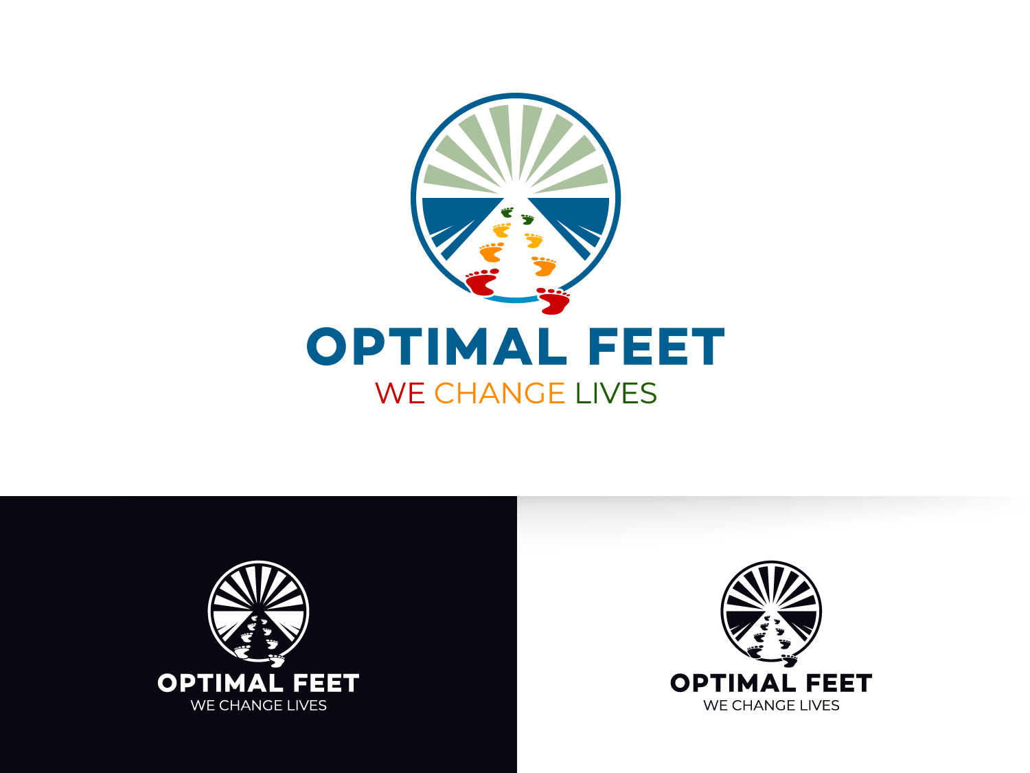 Logo Design by artcircles for Optimal Feet, LLC | Design #25380848