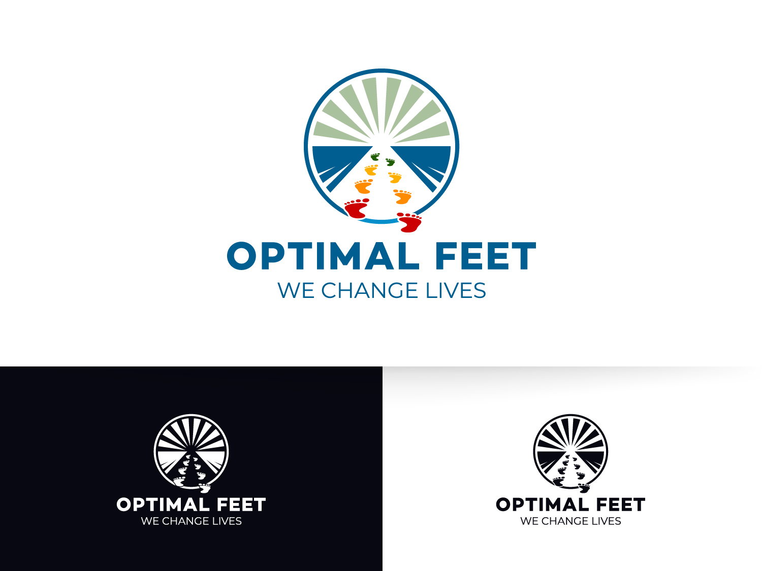 Logo Design by artcircles for Optimal Feet, LLC | Design #25380852