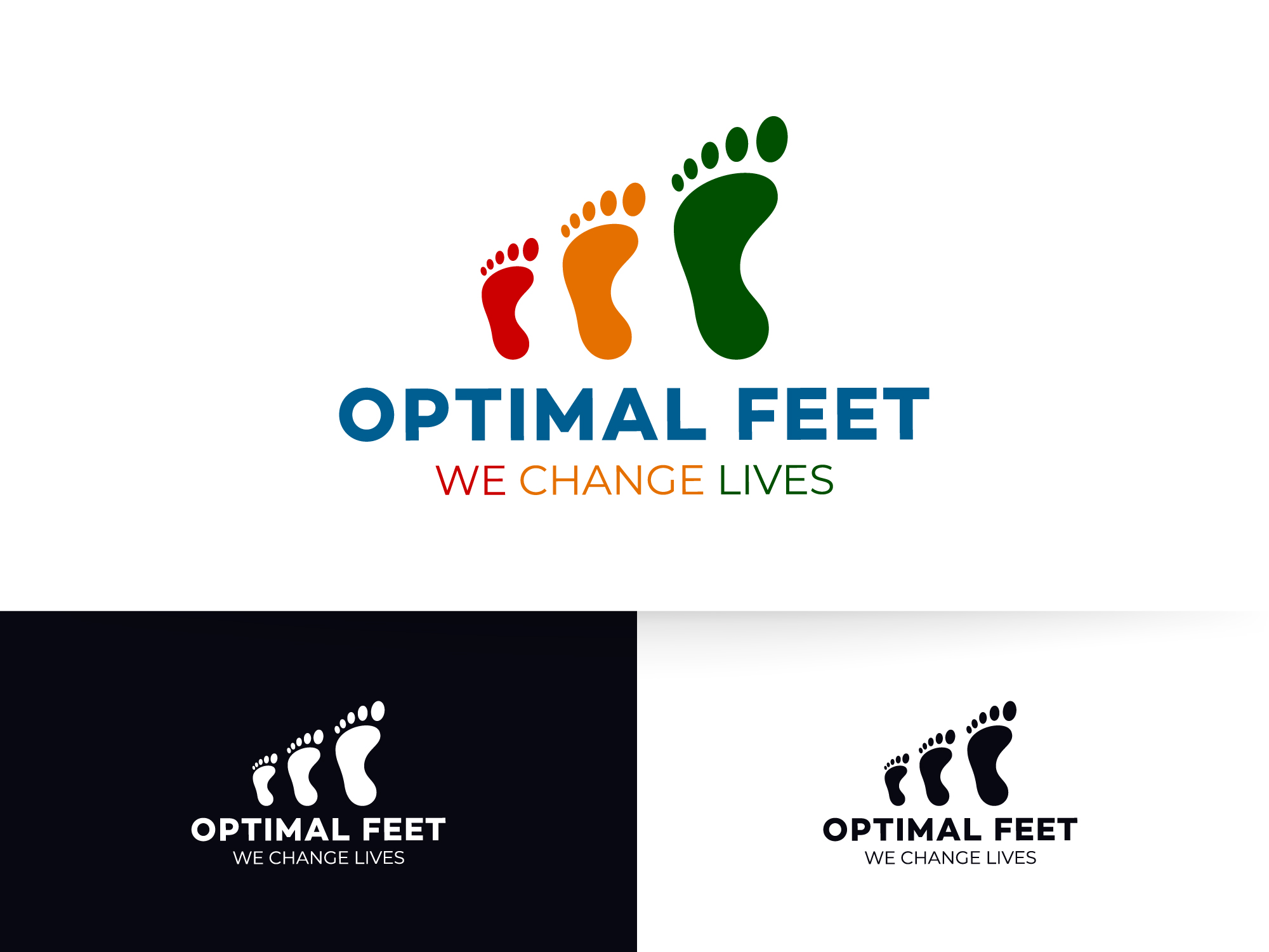 Logo Design by artcircles for Optimal Feet, LLC | Design #25380899