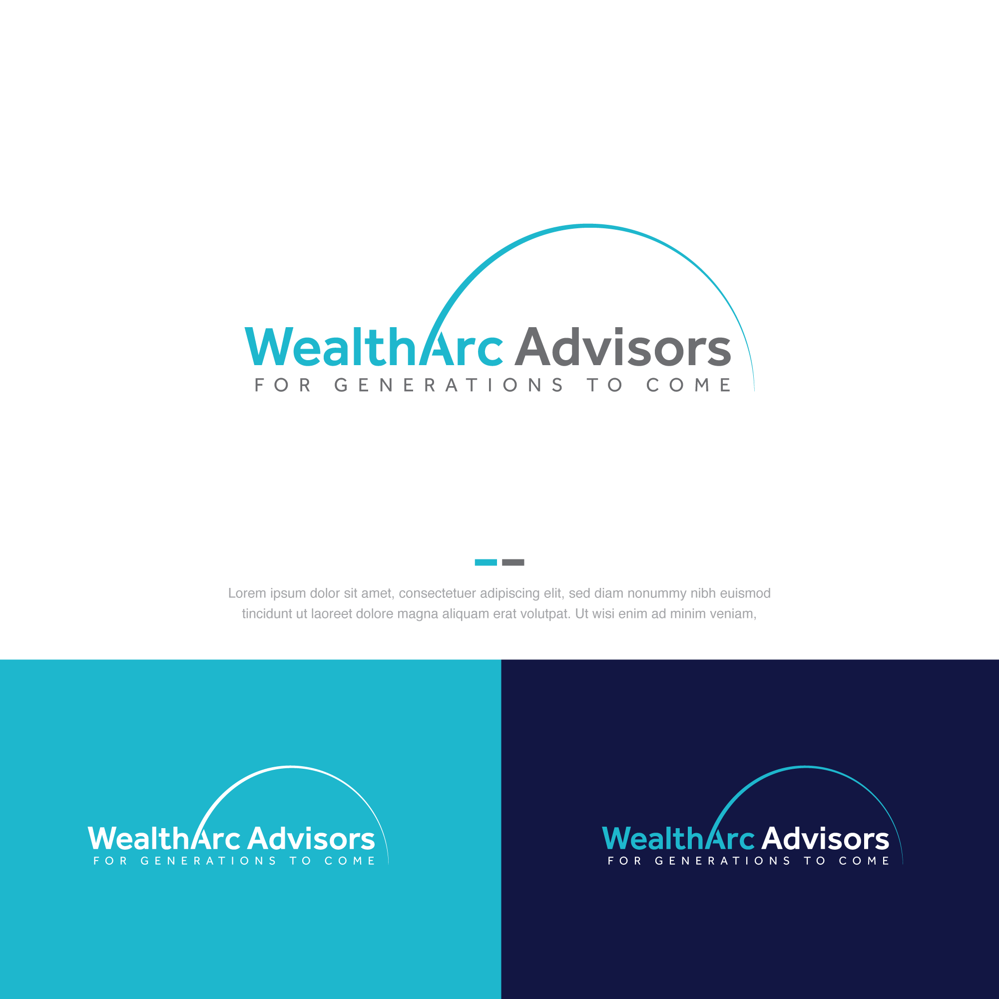 Logo Design by Riyad SB for WealthArc Advisors | Design #25284712