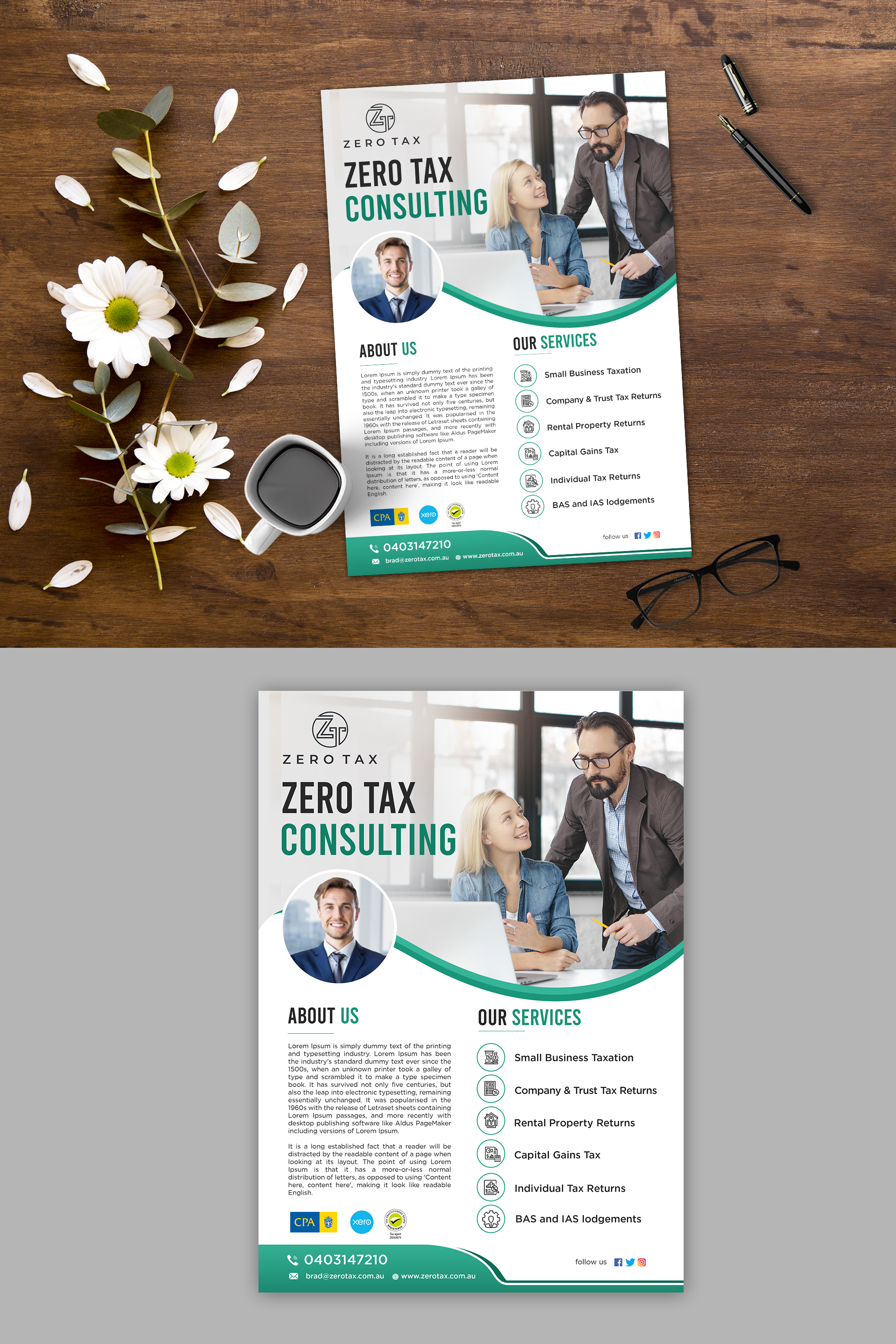 Flyer-Design von debdesign für Zero Tax | Design #25304910