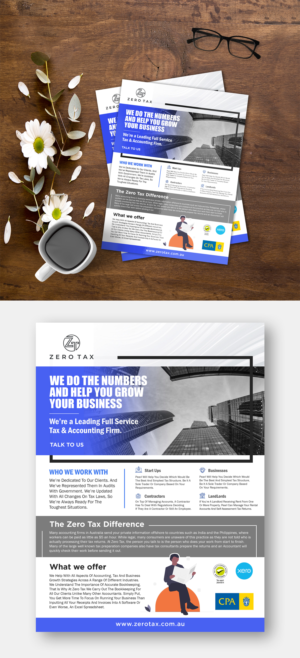 Flyer-Design von debdesign für Zero Tax | Design: #25305307
