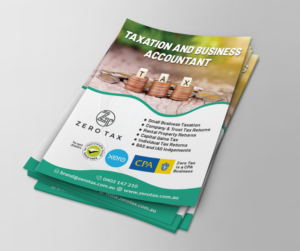 Flyer Design by Deziners Zone for Zero Tax | Design: #25285989