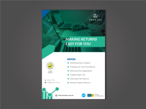 Design de Flyer par izzib pour Zero Tax | Design : #25309538
