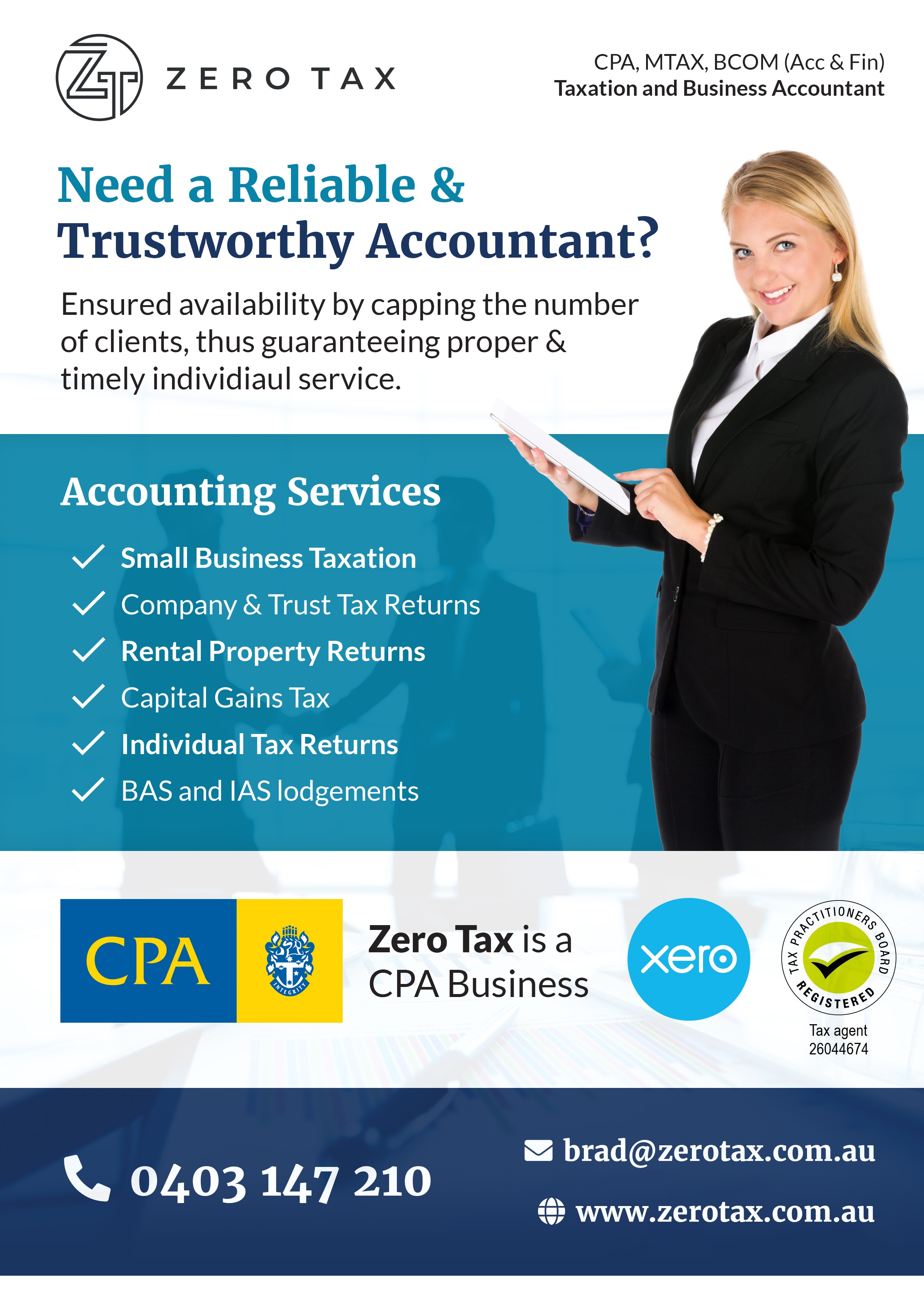 Design de Flyer par Hristo Itchov pour Zero Tax | Design #25300523