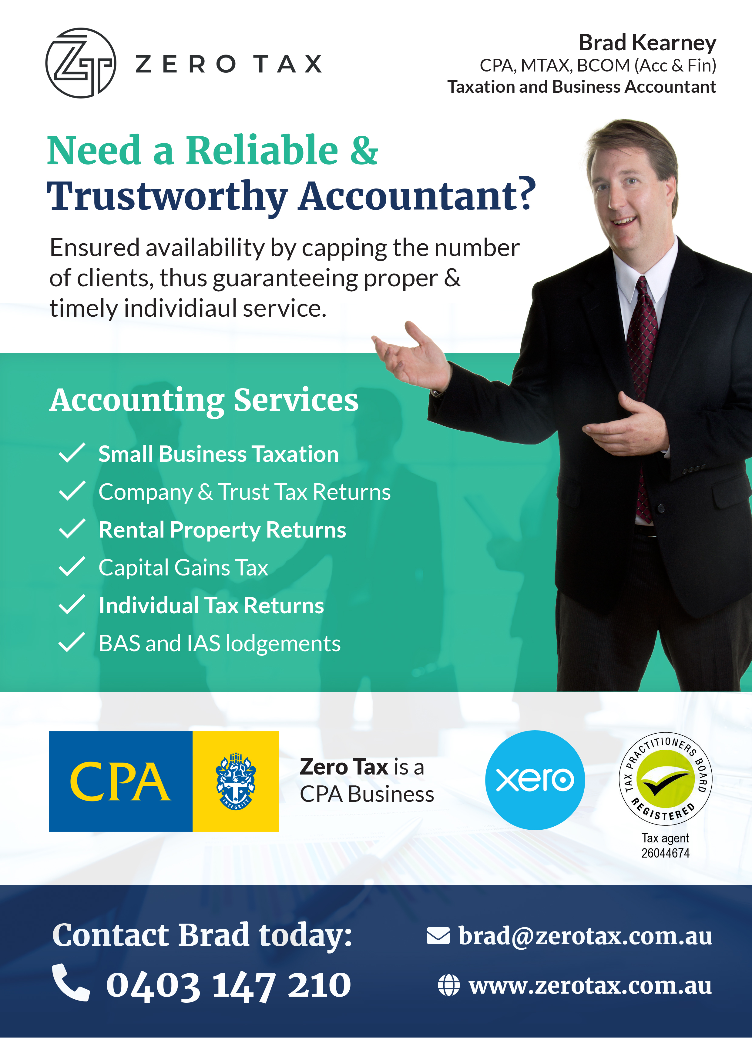 Diseño de Flyer por Hristo Itchov para Zero Tax | Diseño #25303923