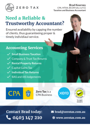 Flyer Design by Hristo Itchov for Zero Tax | Design: #25303923