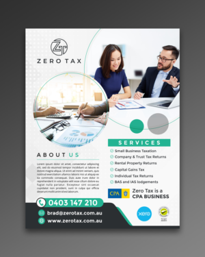 Flyer-Design von ecorokerz für Zero Tax | Design #25282662