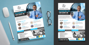 Flyer-Design von SAI DESIGNS für Zero Tax | Design: #25310436