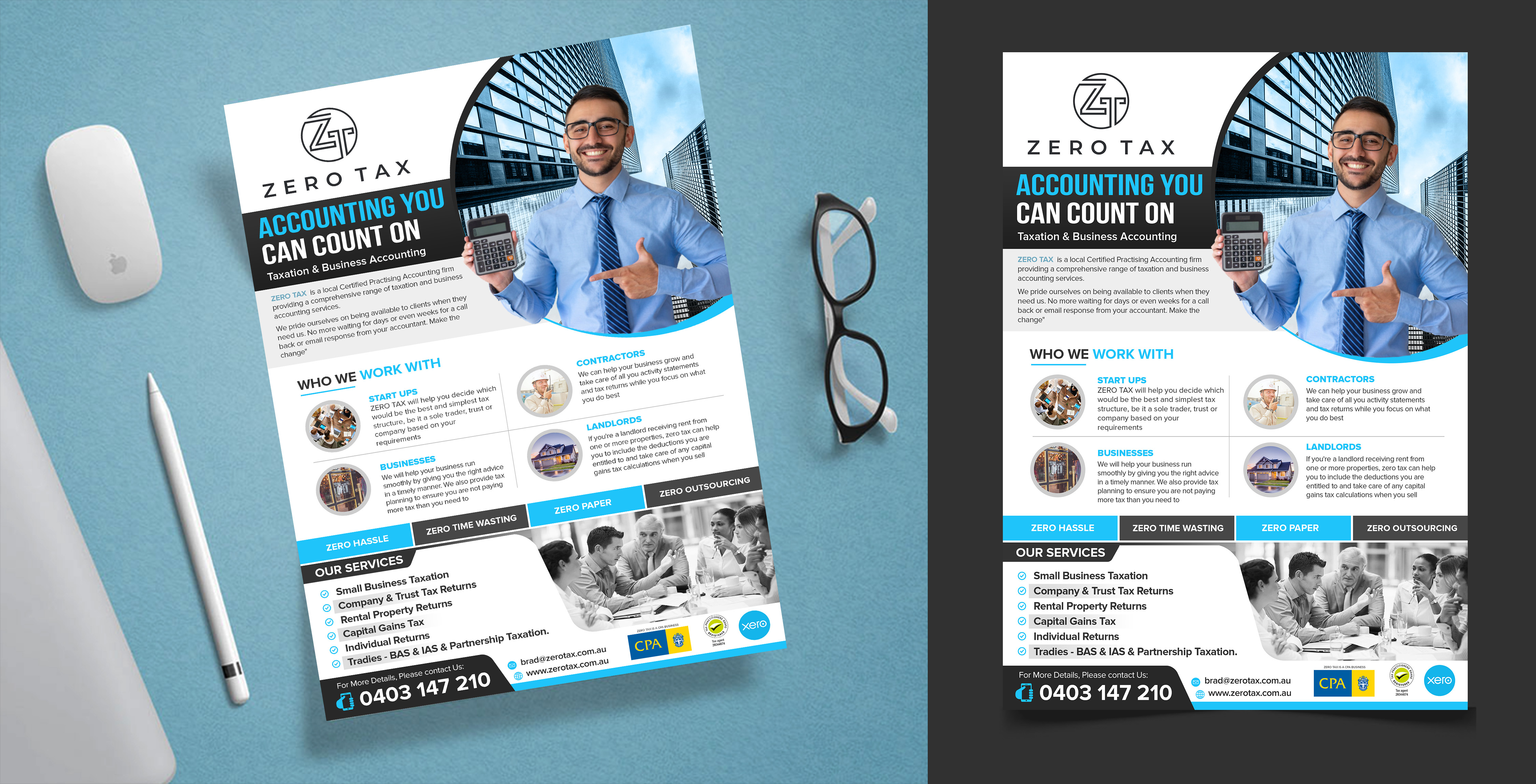 Flyer Design by SAI DESIGNS for Zero Tax | Design #25315758