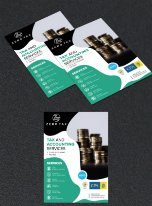 Flyer Design by Shumaila Kiran for Zero Tax | Design: #25289958