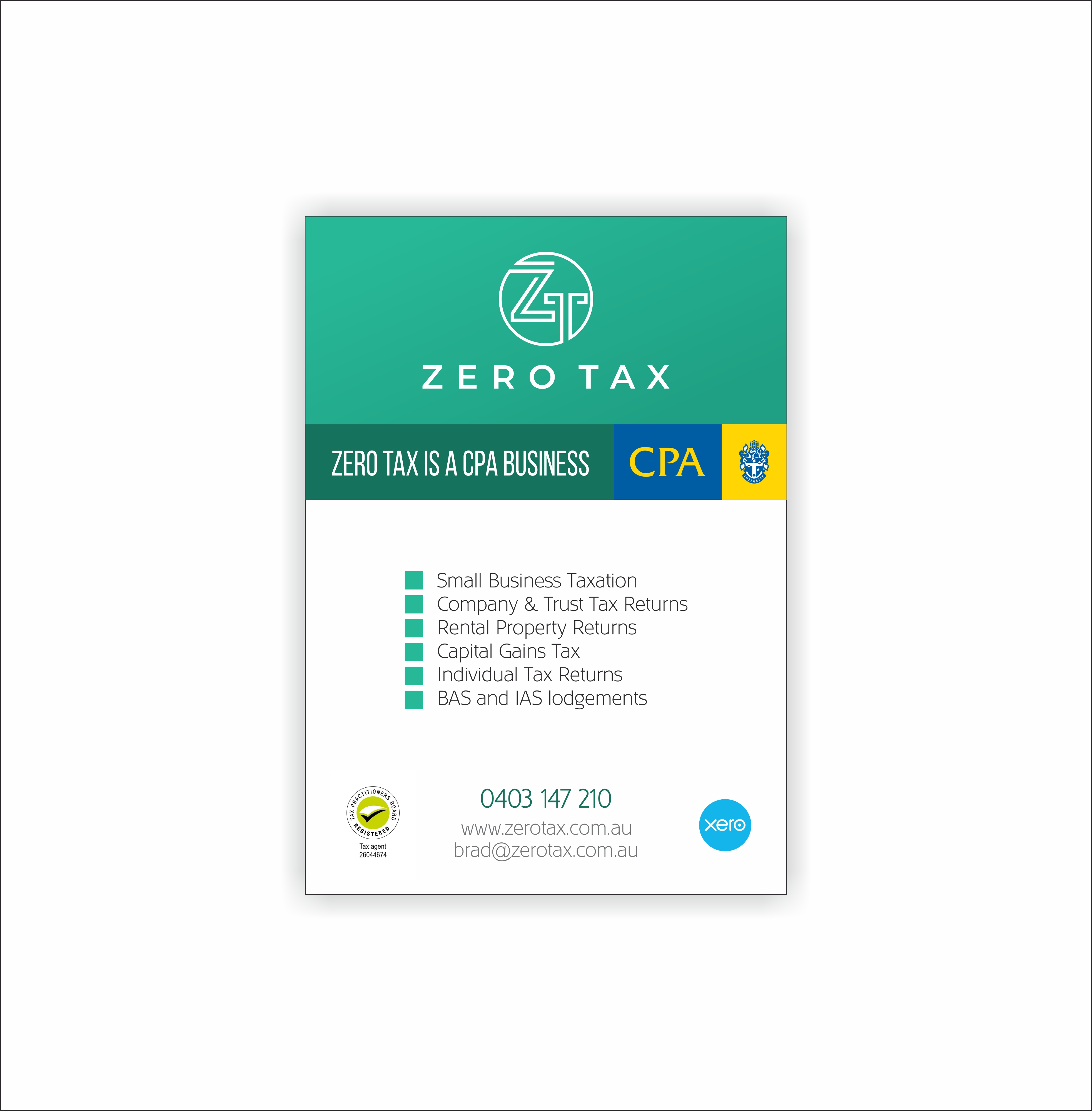 Flyer Design by td-7 for Zero Tax | Design #25303763