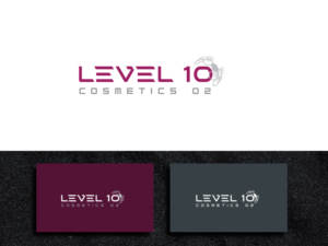 Level 10 cosmetics o2 | Diseño de Logo por ArtSamurai