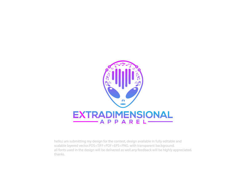 Logo Design by adnan001 2 for Extradimensional Apparel | Design: #25286547