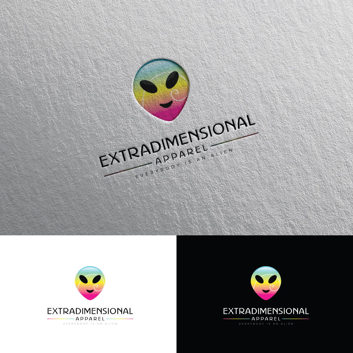 Logo Design by Rii for Extradimensional Apparel | Design #25287008