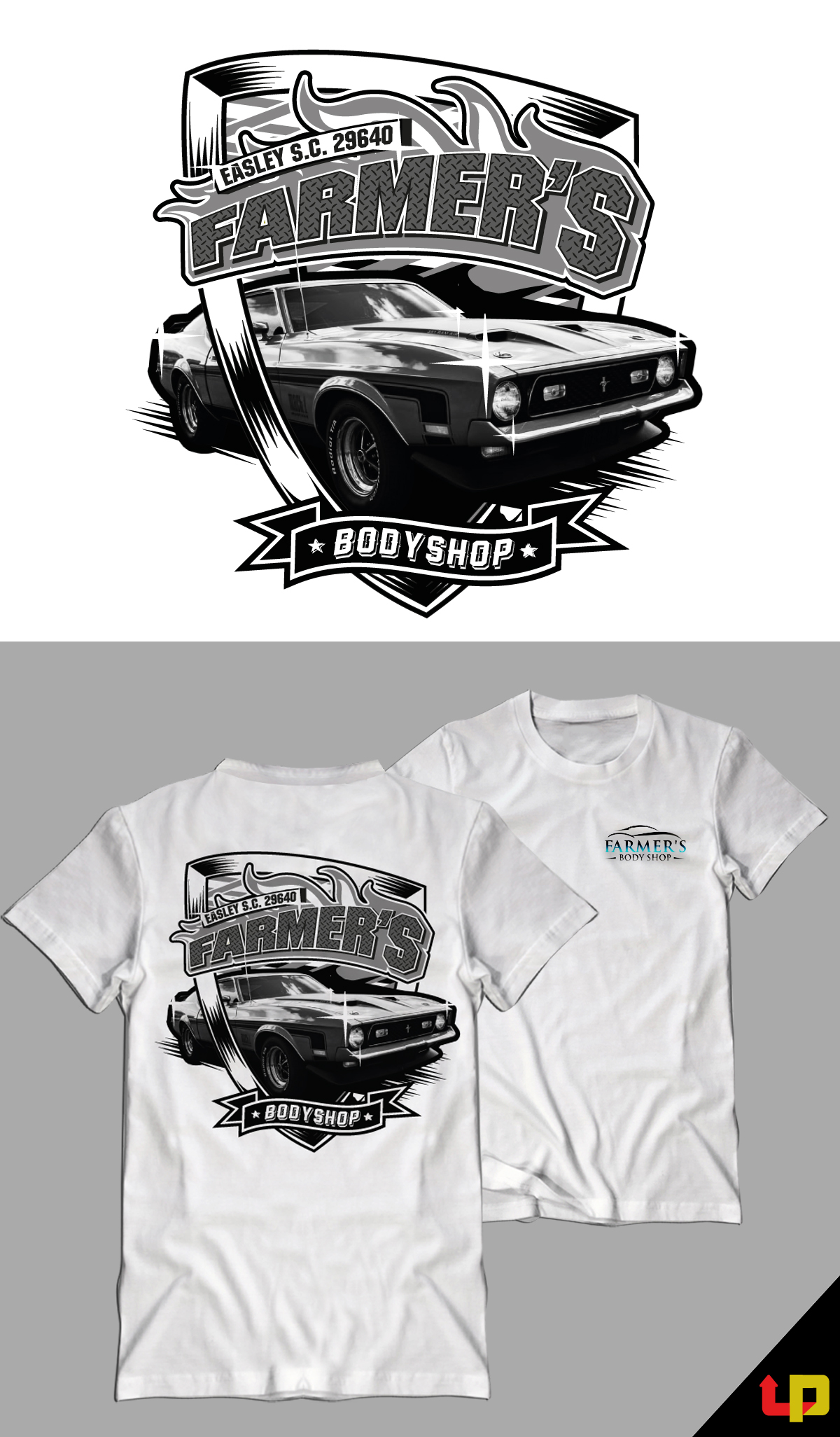 Diseño de Camiseta por Uprinteez para Jim Yarger's Body Shop | Diseño #25291002