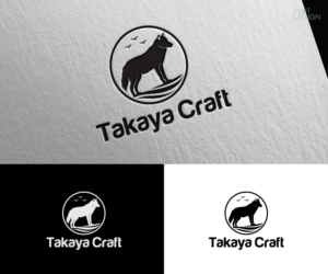 Logo with “Takaya Craft” below | Logo Design by Dot Design 3