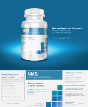 Supplement Manufacture needs a label designed | Diseño de Etiqueta por Syed Ajmal Karim