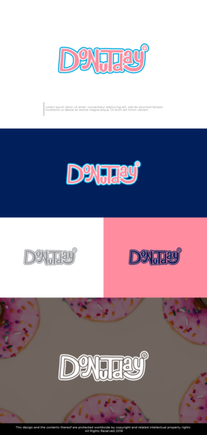 Donutday | Logo Design by Kim Ji