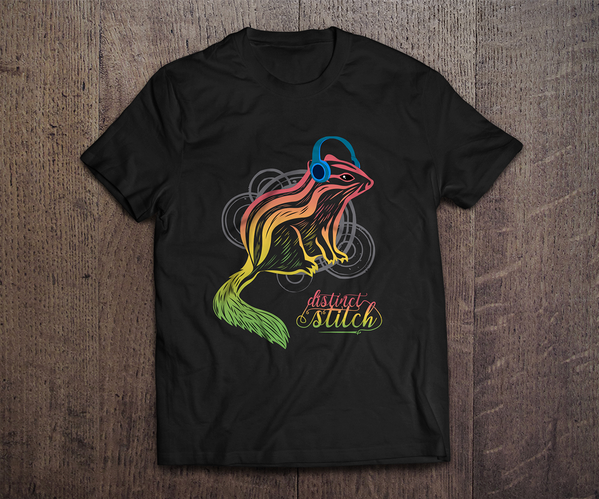 T-shirt Design by FigliaPerduta for Distinct Stitch | Design #25286651