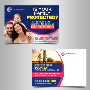 Life Insurance Postcard Design | Diseño de Postal por Designers Hub