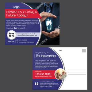 Life Insurance Postcard Design | Diseño de Postal por Schöpfer