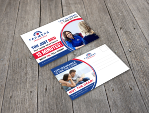 Life Insurance Postcard Design | Diseño de Postal por GraphicsGuru