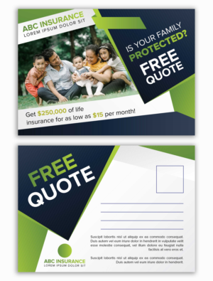 Life Insurance Postcard Design | Diseño de Postal por Shumaila Kiran