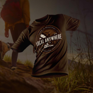 Local Anywhere - Shirt Design - Travel, Adventure, New Experiences | T-shirt Design by Yafi Mridha