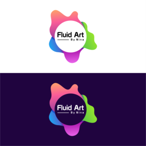 Fluid Art by Nina | Logo Design by tejo