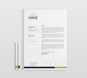 Stationery Design by kreativedhir for Homz app | Design: #25315740