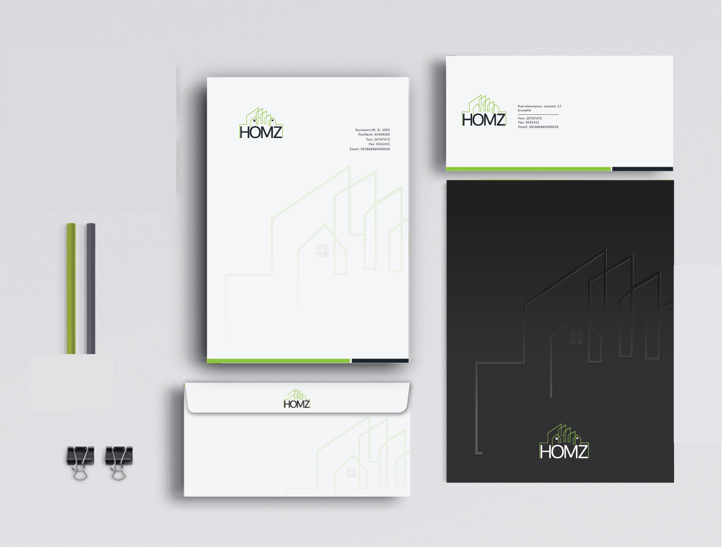 Stationery Design by saida 4 for Homz app | Design: #25331602