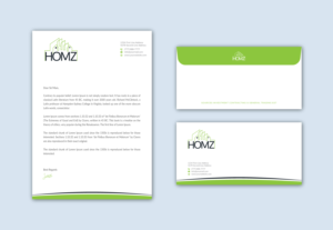 Stationery Design by Musa. A for Homz app | Design: #25296983