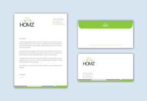Stationery Design by Musa. A for Homz app | Design: #25296984