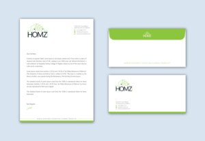 Stationery Design by Musa. A for Homz app | Design: #25296985