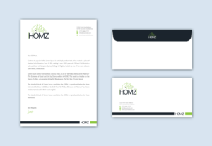Stationery Design by Musa. A for Homz app | Design: #25296987