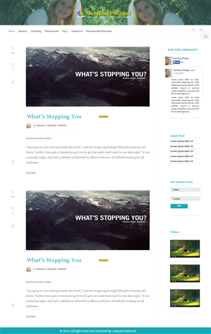 Wordpress Design by Shoaib Abbasi for Ideation by Design | Design #3076494