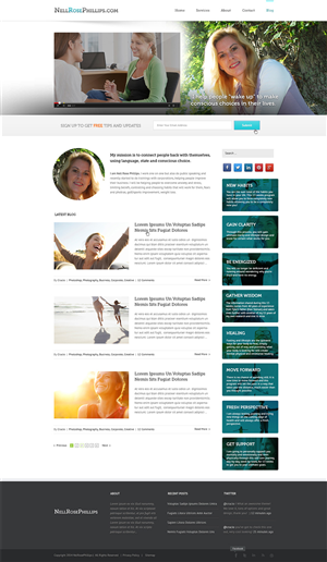 Wordpress Design by Emmanuel for Ideation by Design | Design: #3069187