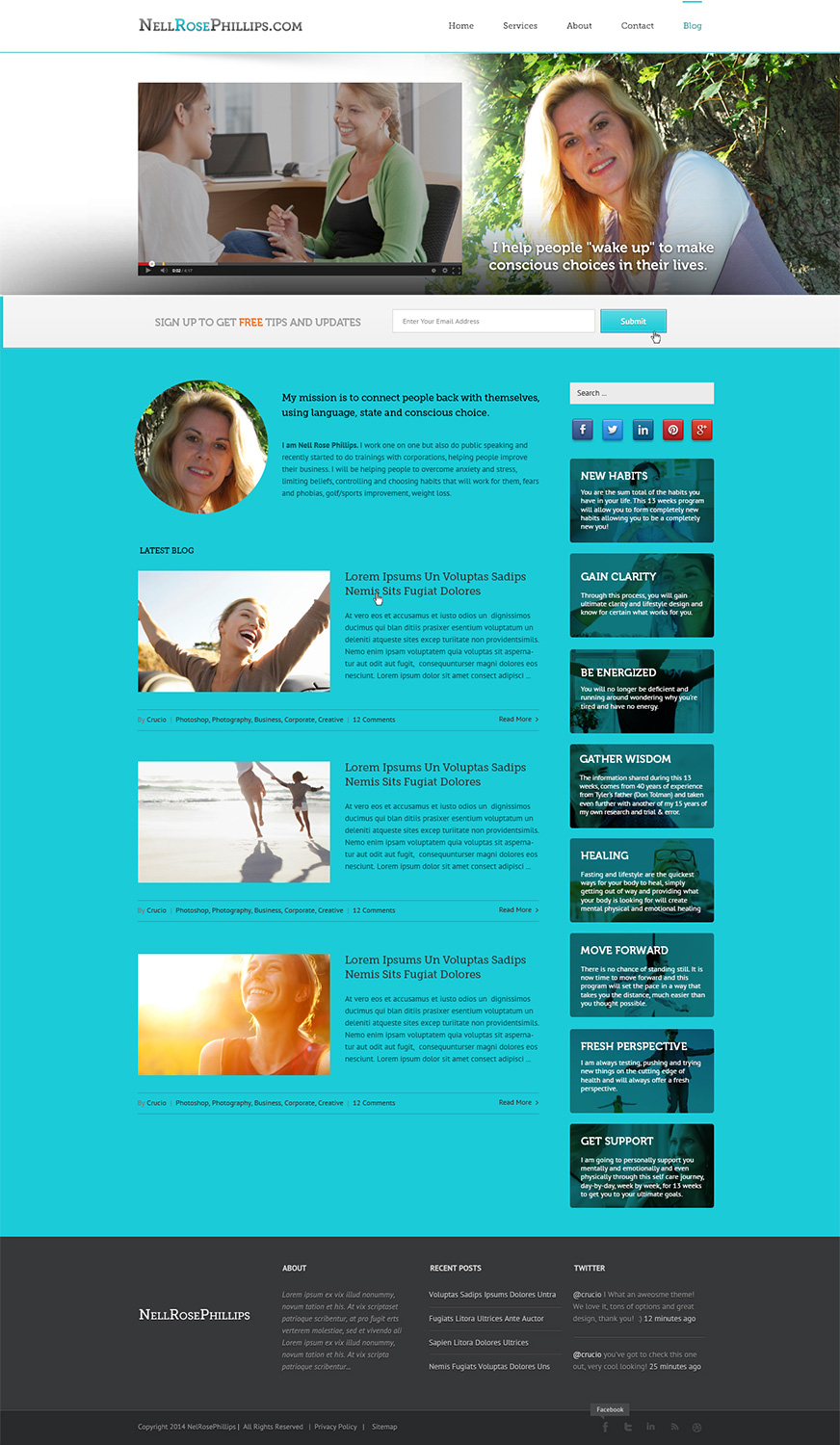 Diseño Wordpress por Emmanuel para Ideation by Design | Diseño #3069191