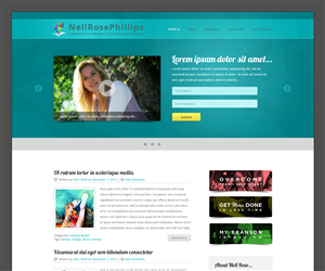 Wordpress Design by LyDuong for Ideation by Design | Design #3043710