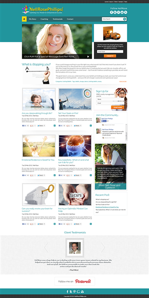 Wordpress Design by amberegg for Ideation by Design | Design #3024846