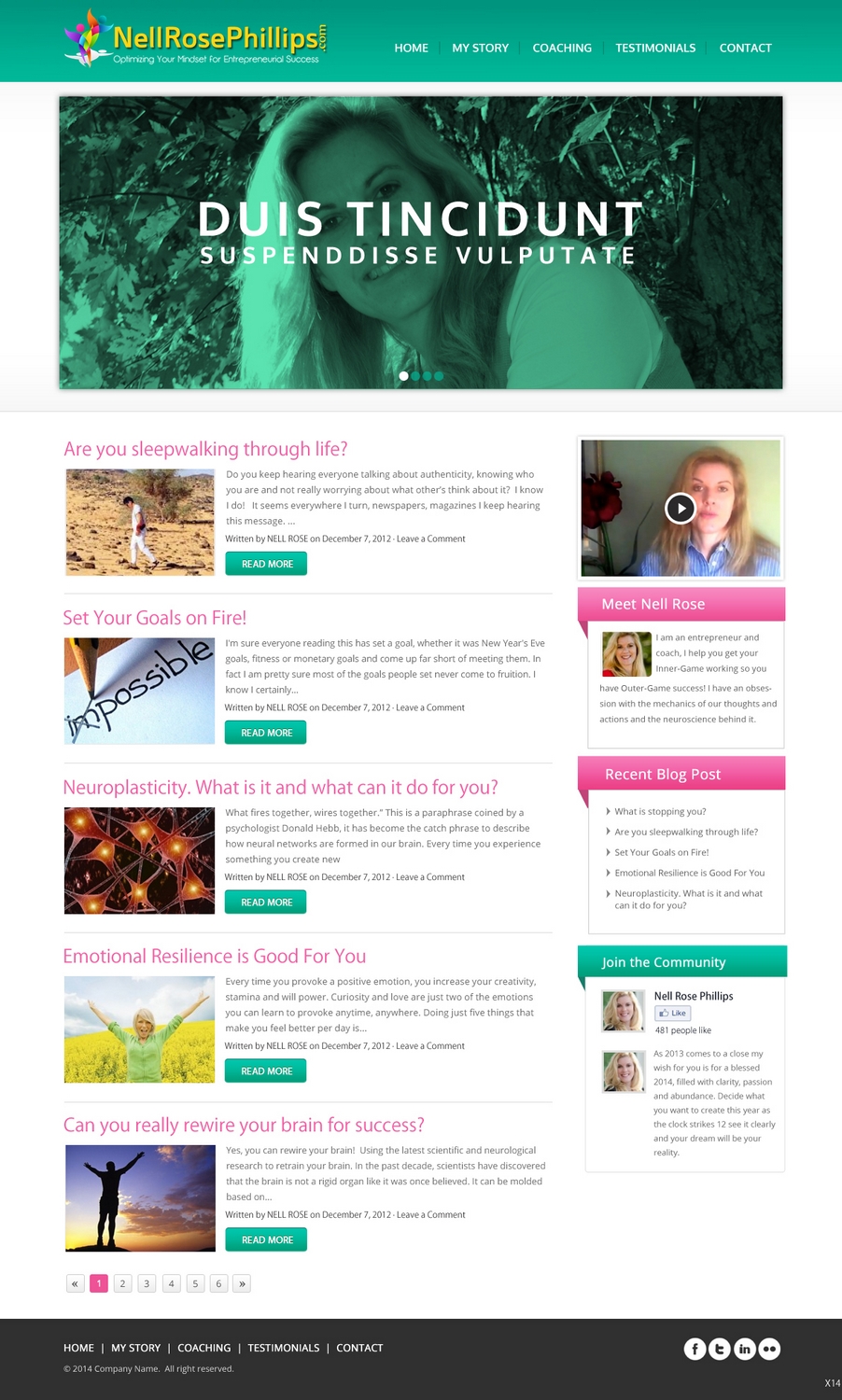 Wordpress Design by pb for Ideation by Design | Design #3030470