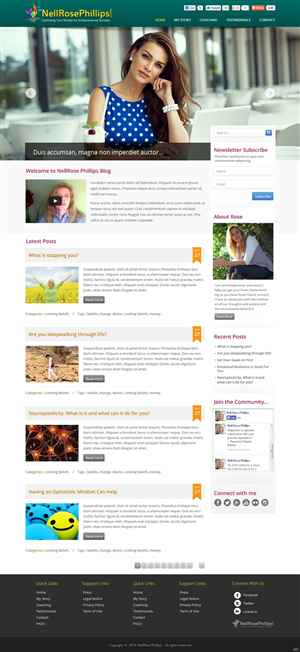 Wordpress Design by pb for Ideation by Design | Design: #3036690