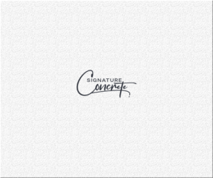 Design de Logo par abhome pour Signature concrete  | Design #25342244